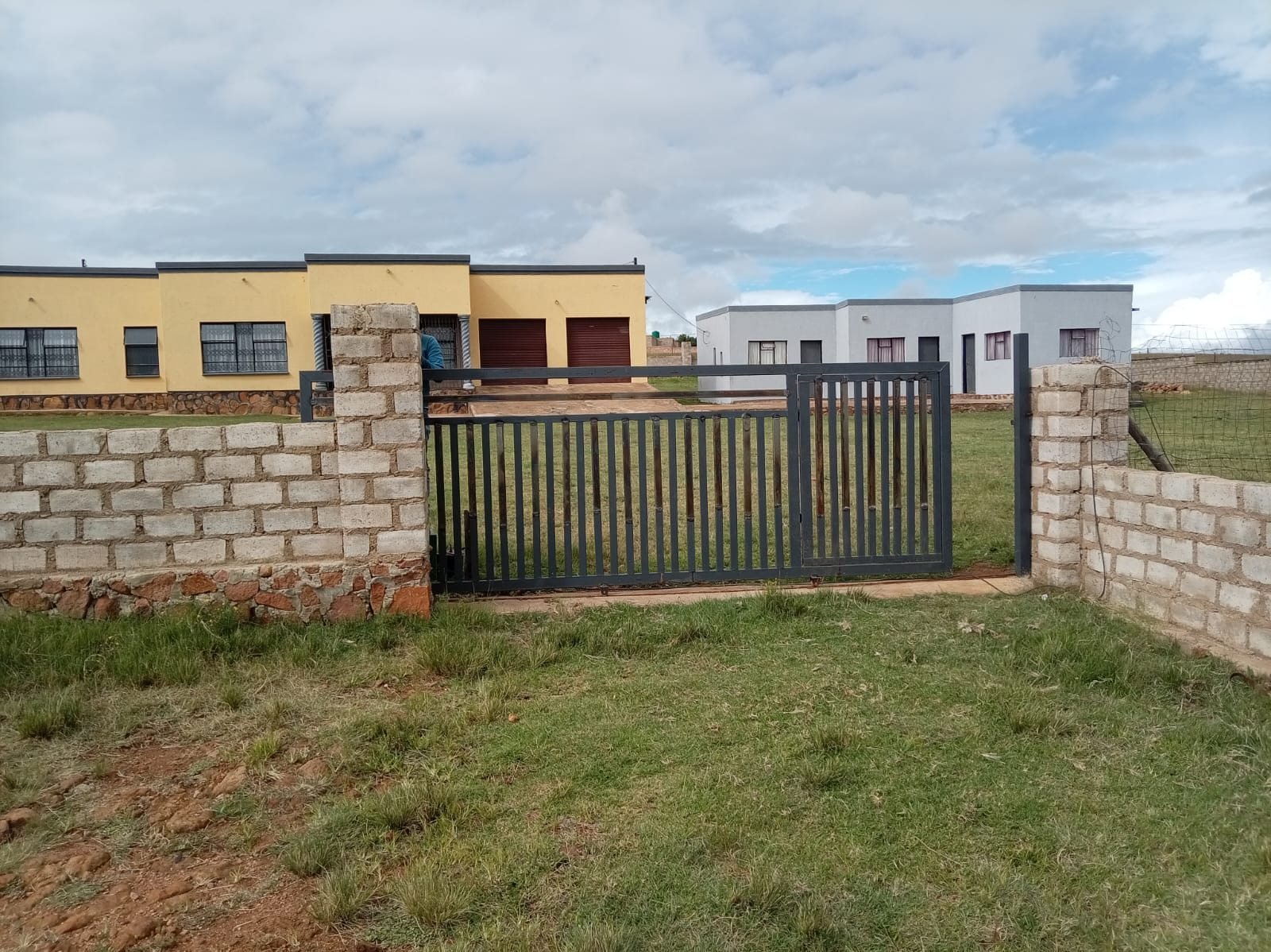 Steel gate installed at a home in Sekhukhune
